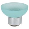 G Decor Desiree Half Circle Ribbed Frosted Matt Glass Knobs (Light Blue)