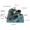 Rotatable LCD Separator Fixture Heating Free Mobile Phone Screen Rear Cover Removal Tool