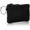 Vera Bradley Women's Polyester Zip Id Case, True Black, One Size