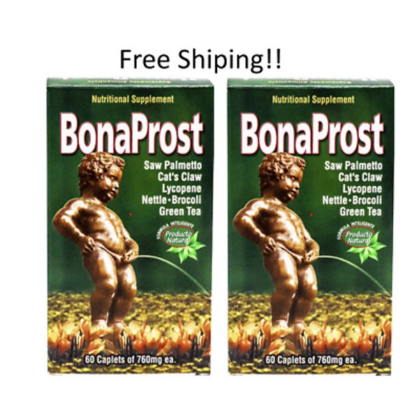 2 Bonaprost 60 Capletas 760mg Natures Pet Prostate