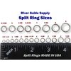 Premium Stainless Steel Split Rings Made in USA (#1 Standard)