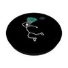 Badminton Stylisches cooles Strichmännchen PopSockets mit austauschbarem PopGrip