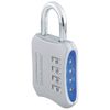 Master Lock 653D Locker Lock Set Your Own Combination Padlock, Gold, 1 Pack