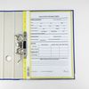 D.RECT Flat File Polypropylene A4 Perforated Yellow Pack of 25