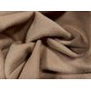 Vegan Wool Heavyweight Flannel Fabric, per metre - Plain - Sand