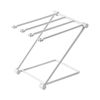 Countertop Dishcloth Drying Rack, 4 Arms Lightweight Space Saving Compact Dish Rag Cloth Holder Foldable for Kitchen (Light Grey)
