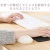 Elecom MOH-MOF02WH Wrist Rest Mofumofu Short White