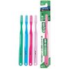 GUM Dental Toothbrush #211 [3 Row Compact Head, Hard Tapered Hair] Single Item *Color cannot be selected