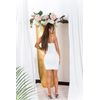 Basic Feinripp Träger Minikleid mit Cutout One Size (Einheitsgröße)