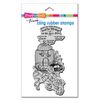Stampendous Birdhouse Bank Mini Slim Stamp, Grey