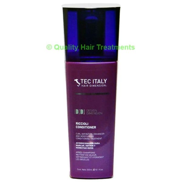 Tec Italy Riccioli Conditioner, Curl Definition, Enhancer & Moisturizer 10.1 oz
