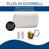 Broan-NuTone BK125LWH Builder Chimes Kit with Two Lighted Pushbuttons, White