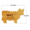Meat Your Maker 14.75 x 9.75" Cow Shape Cutting Board