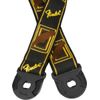 Fender Strap Quick Grip Locking End Strap, Black, Yellow and Brown, 2" 990629001