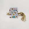 Teachers Folded Gift Tags - School Lessons Themed Rectangular Shaped Eco-Friendly Recycled Card Present Tags 10 Pack