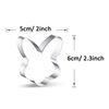 WDYJMALL Rabbit Bunny Shape Cookie Cutter - F