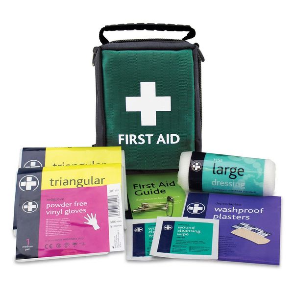 Reliance Medical REL192 Essentials HSE 1 Person Travel First Aid Kit, Helsinki Bag