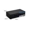 Composite Video Audio AV Selector Switch Box With 4 RCA Inputs  1 RCA AV Output