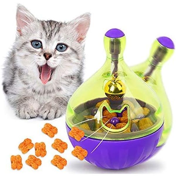 Shop-UP! Cat Game with Bell Intelligent Feeding Interactive Pet Game Qi