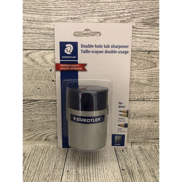 STAEDTLER Manual Pencil Sharpener Blue/Silver (512 001 BK 03)