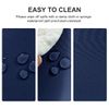 DWCN Table Cloth Wipeable Tablecloths Wipe Clean Tablecloth Rectangular Navy Table Cloth 130x230cm(51x91in) Water Resistant Tablecloth Polyester