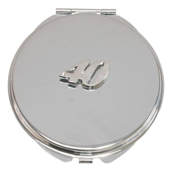 40th Birthday Compact Mirror Handbag Gift With Free Engraving 463