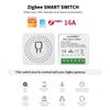 proAMEDEN ZigBee 3.0 Smart Switch 16A Mini Smart Switch WiFi Switch Module Compatible with Alexa and Google Home Assistant (ZigBee, 1/un)