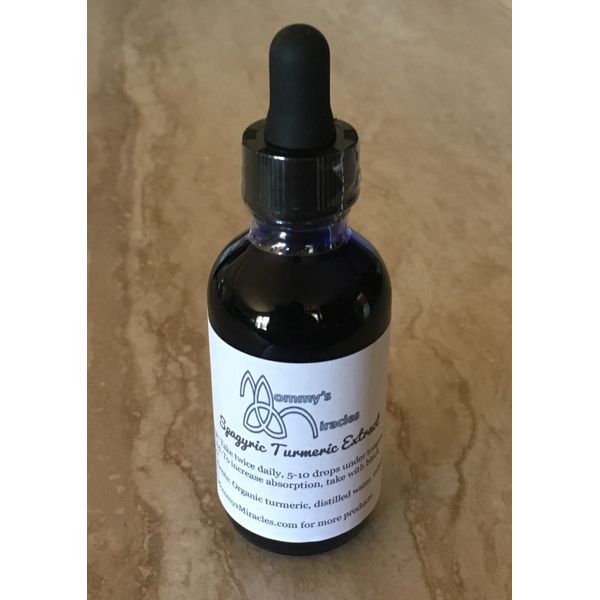 Spagyric Turmeric Extract- Herbal Tincture, 2oz