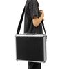 ZERNEIL Security Lock Boxes - Hard Security Briefcase with Dual Combination Locks, Portable Locking Briefcasem for Personal Items (Black)