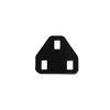 Cleat spacer for SHIMANO LOOK 6 x 1mm stackable - Black