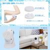 Macross MEBL-82 Electric Rotating Waterproof Body Brush, 8 Types of Attachments (Firm/Soft Brush, Exfoliation, Massage Brush, File (Hard/Midi/Soft), Perfect Body Care Set, Blue