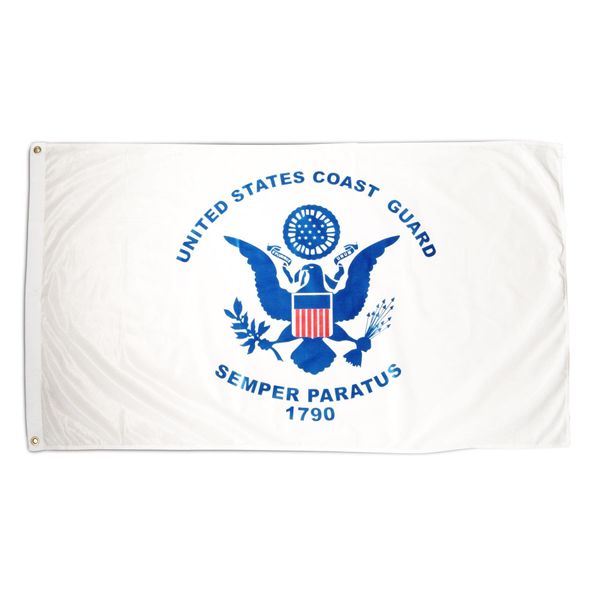 Online Stores Superknit Polyester US Coast Guard Flag, 3 by 5-Feet