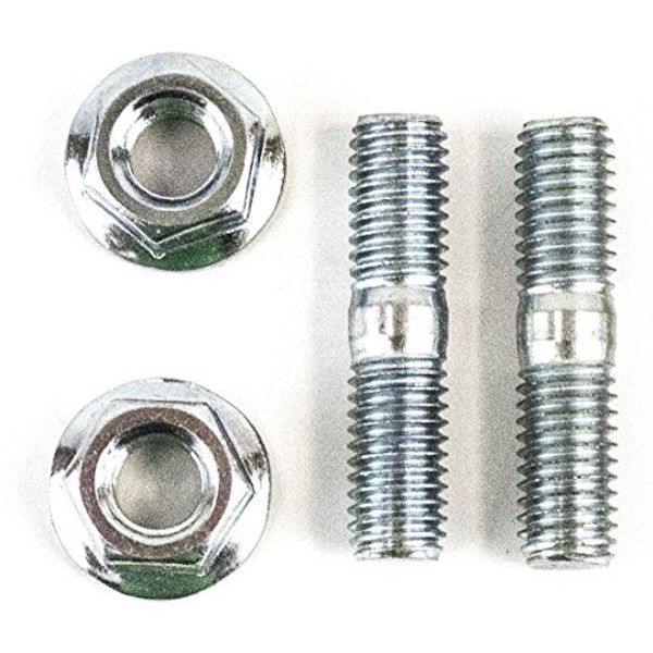 Sellerocity Brand Part Muffler Bolt Exhaust Stud Nut Kit Compatible With Honda GX110 GX120 GX160 GX200, OEM 90047-ZE1-000 Small Engine