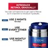 L'Oreal Paris Revitalift Pressed night cream with Retinol, Niacinamide, visibly reduce wrinkles, hydrate. For face, under eye, neck, chest. Dermatologist tested. + Hyaluronic acid serum sample, 1 kit