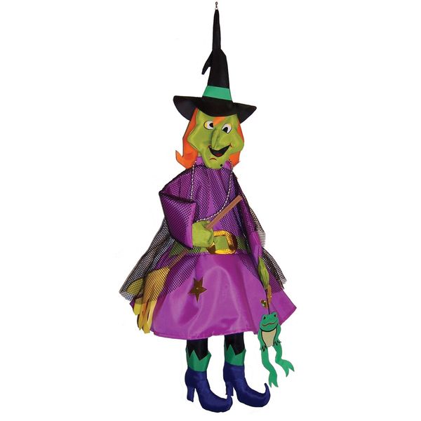 In the Breeze Witch Wind Friend 3D Wind Sock