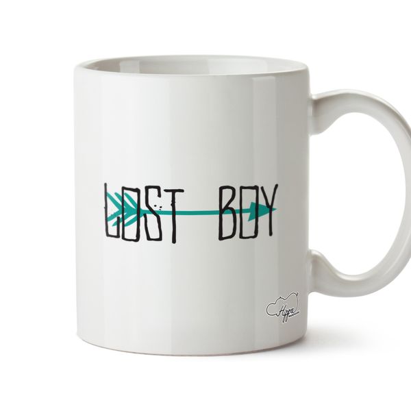 Hippowarehouse Lost boy Printed Mug Cup Ceramic 10oz