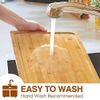 Extra Large Cutting Board, 17.6 Bamboo Cutting Boards For Kitchen With Juice And