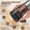 USB Rechargeable 2 Speed Electric Salt Pepper Grinder with Adjustable Roughness