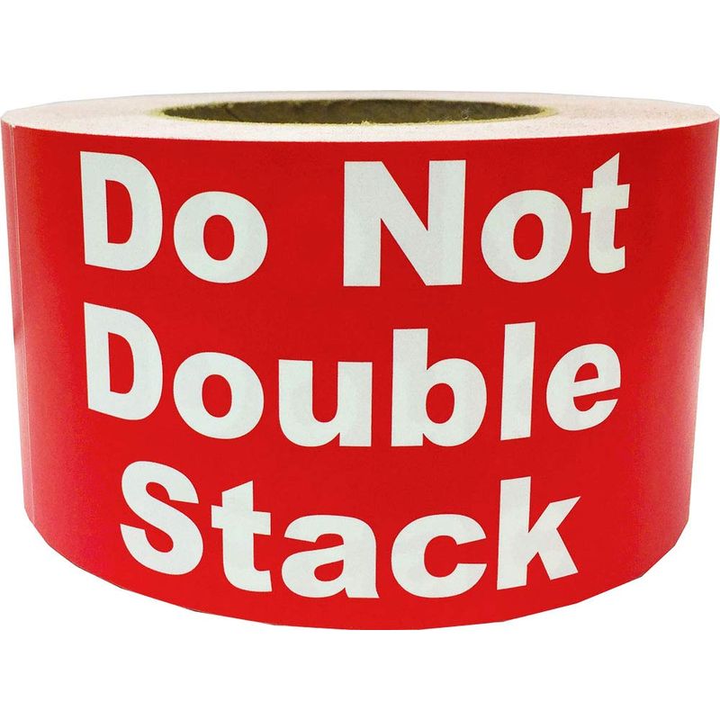Do Not Double Stack 3 x 11 Inch Labels 250 Total Stickers on a Roll ...