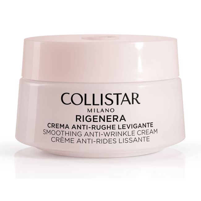 Collistar Rigenera Glättende Anti-Falten-Creme, mindert Falten im Gesicht und am Hals, pflegt die Haut, ohne sie zu beschweren, ohne Silikone und Alkohol, 50 ml