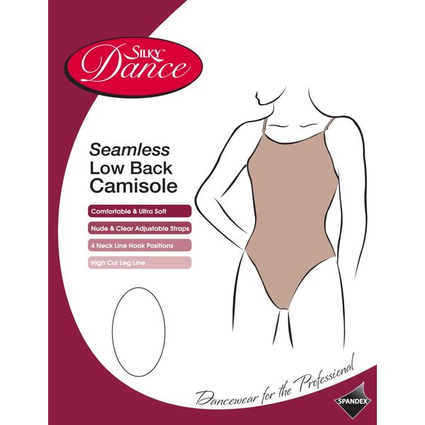 Silky DANCE GIRLS Seamless Camisole Leotard Undergarment Underlayer (Age 6-8 years)