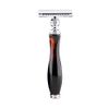 Haryali London Double Edge Safety Razor with Silver Tip Badger Hair Brush, Stand, Soap and Bowl Shaving Kit for Mens Perfect New Year Gift Set