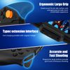 ECHZOVE Switch Controller Grip, Ergonomic Switch Controller with Six-Axis Gyroscope for Gravity Induction, Twin Motor Vibration, Power-Charging Input Port(NOT for Switch OLED)
