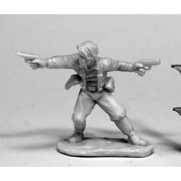 Reaper Miniatures 80074 Jake Ryan Hero Explorer, Chronoscope Bones Miniature