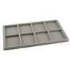 boxdisplays Grey 8 Compartment Tray Insert (BD96-08) - Full Size