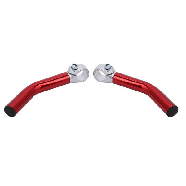 1 Paar Fahrradlenkerenden, Mountainbike-Lenkerenden, Aluminiumlegierung, MTB-Fahrrad-Lenkerenden, Rot, 17,5 x 4,1 x 2 cm