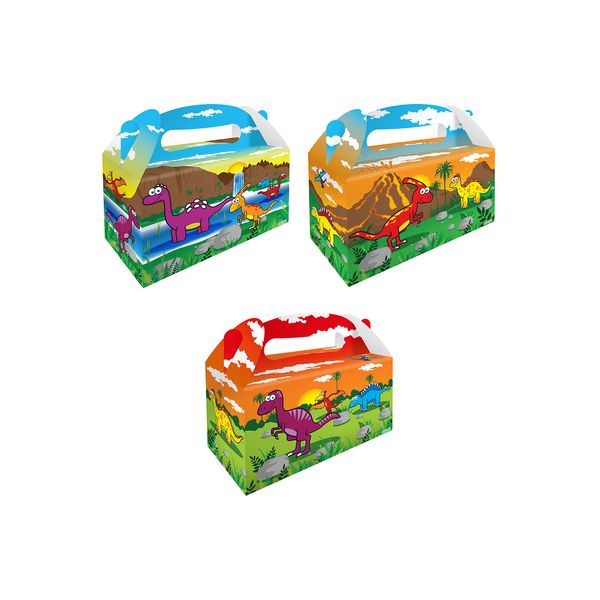 HENBRANDT 12 x Dinosaur Lunch Boxes (Large)