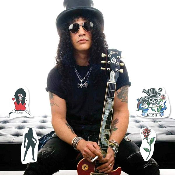 Slash Costume Temporary Tattoos