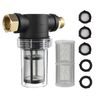 Inline Garden Hose Water Filter Kit With 40 100 Mesh Screens And Washers