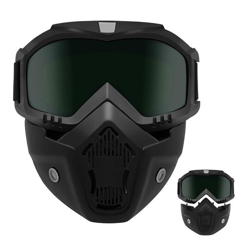 Mask for Welding and Cutting with Anti-Glare Welding Helmet, Anti-Dust, Anti-Ultraviolet Radiation, Large Viewing Welding Hood